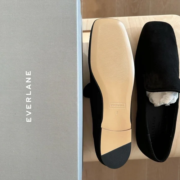 Everlane The Day Loafers (sz 9, black suede) - Picture 3 of 5